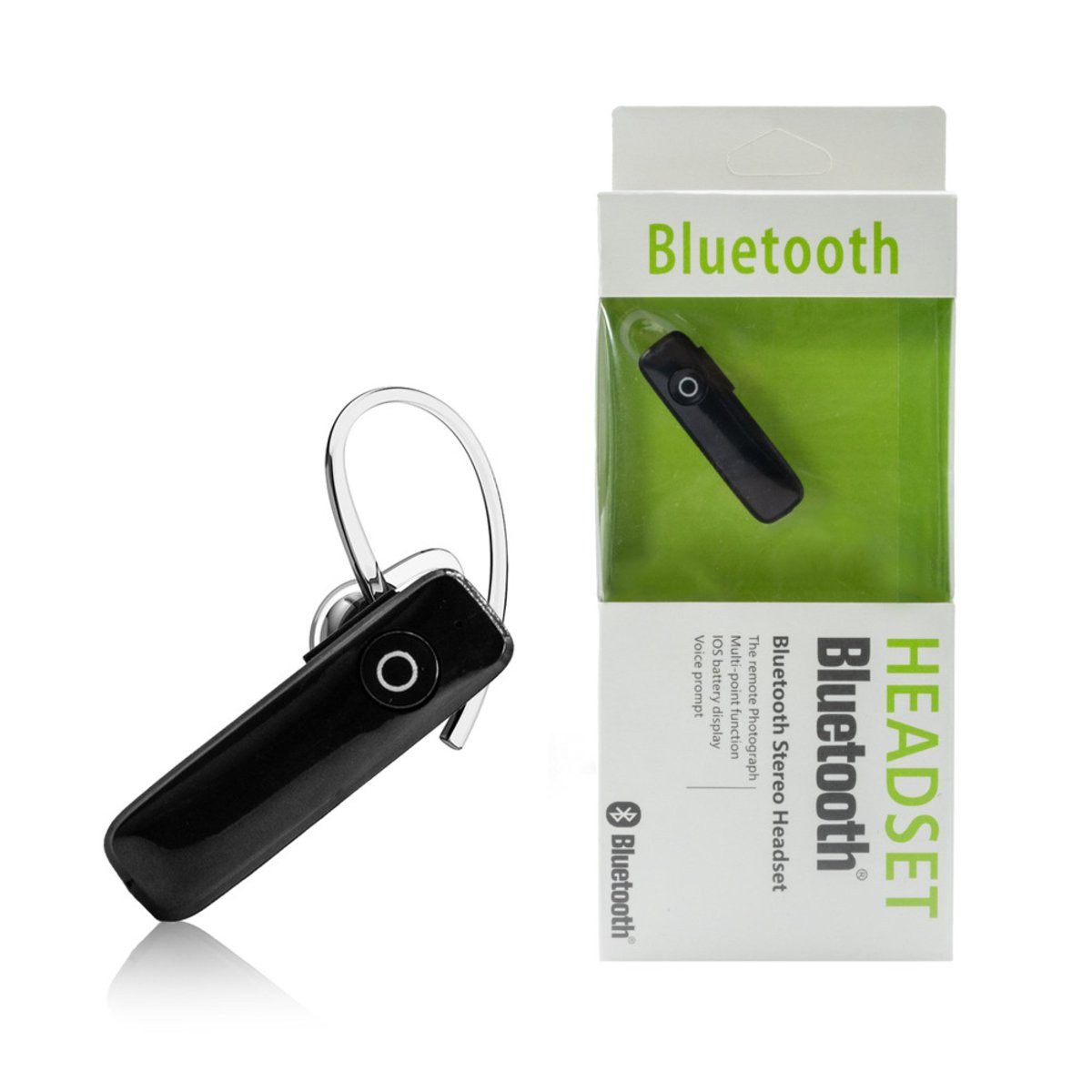 Wisam Ecobox Bluetooth-Ohrhörer Schwarz 1 Stück Verlängerungskabel