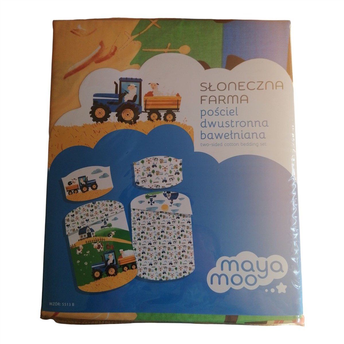 Detexpol Babybettwäsche Bauernhof Baby-Bettwäsche „Farm Friends“ 100x135 + 40x60, 100 % Baumwo