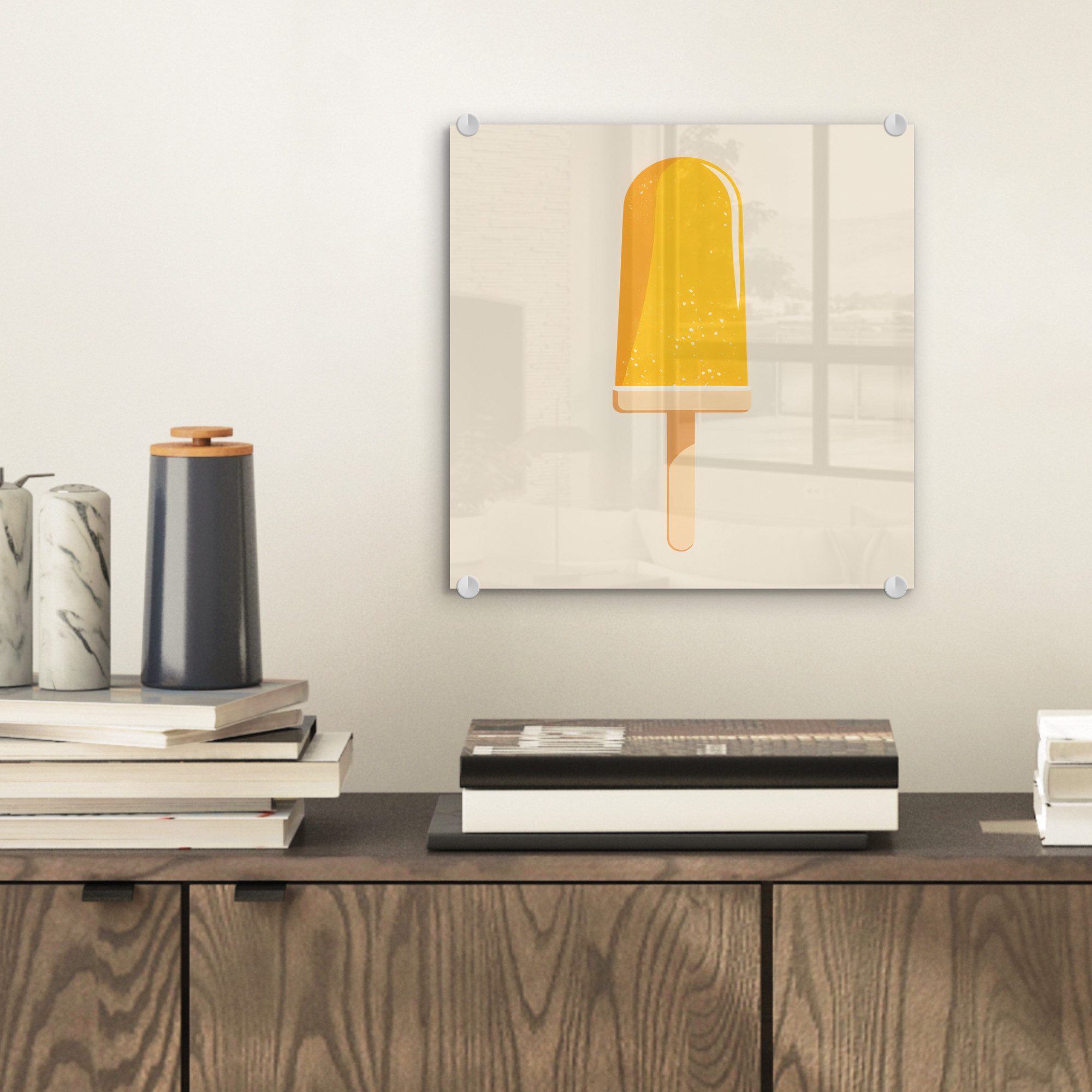 MuchoWow Acrylglasbild Eis am Stiel - günstig online kaufen