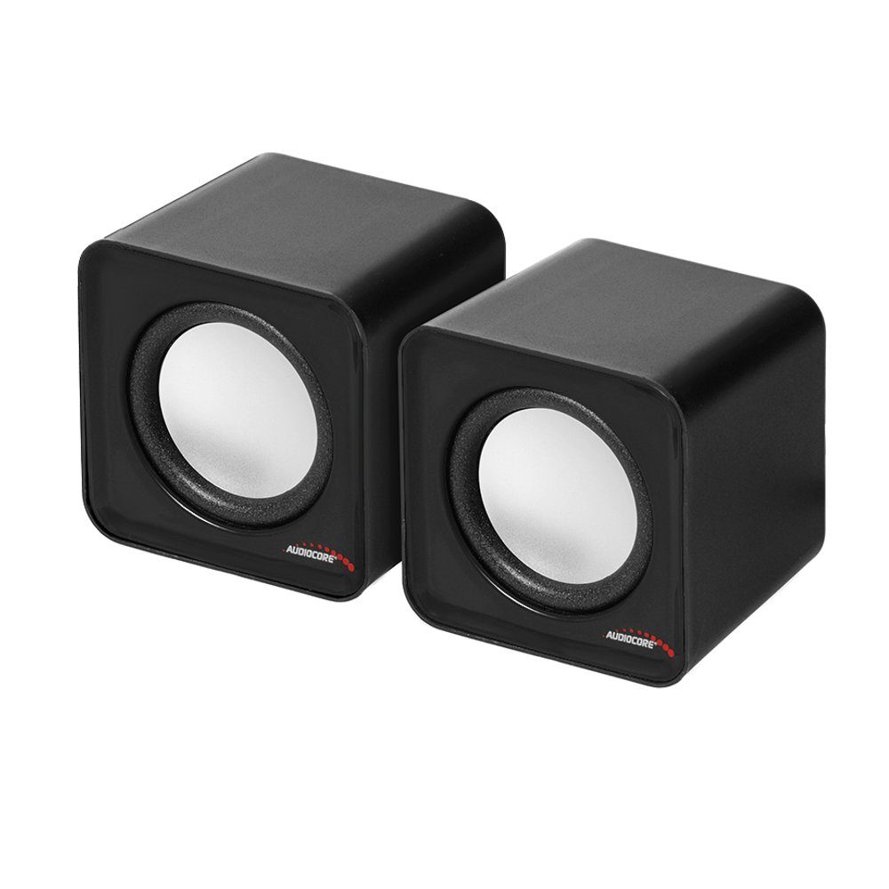 Audiocore AC870 PC-Lautsprecher Stereo, 2.0 (6 W, Lautstärkeregelung)