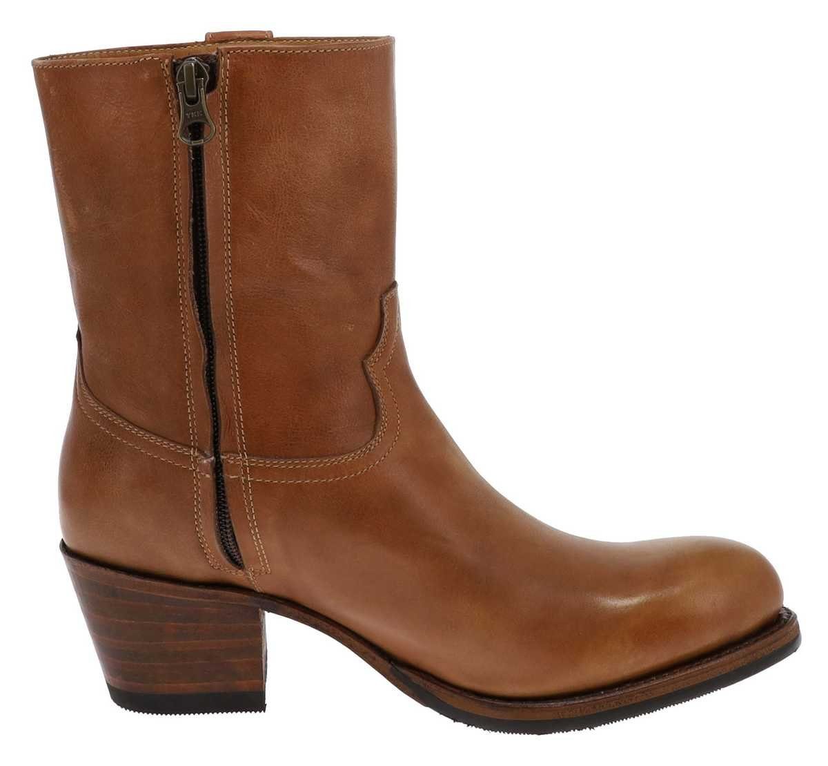 Sendra Boots 17616 Braun Stiefelette Rahmengenähte Damen Lederstiefelette