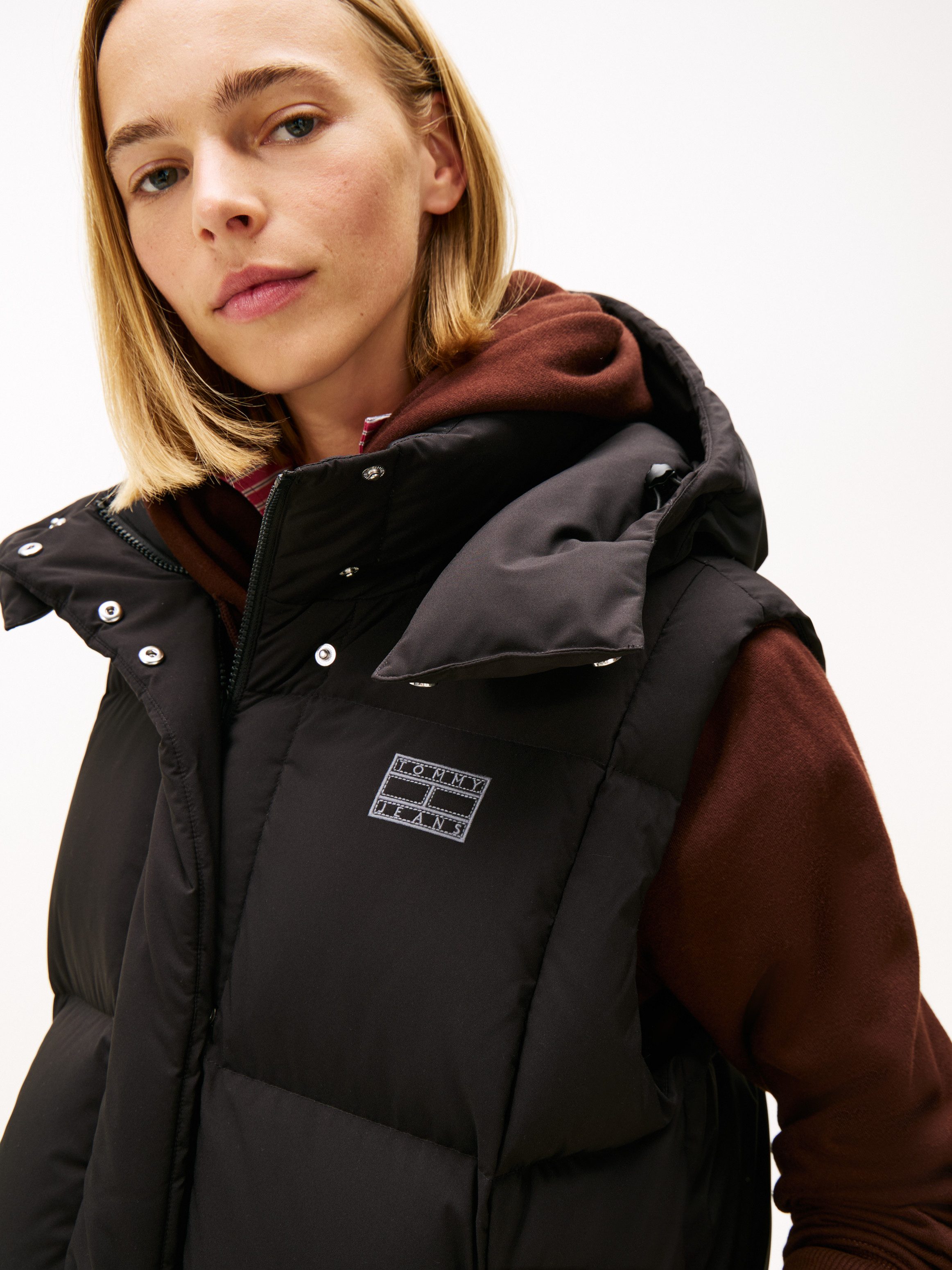 Tommy Jeans Steppweste TJW ALASKA GRID günstig online kaufen