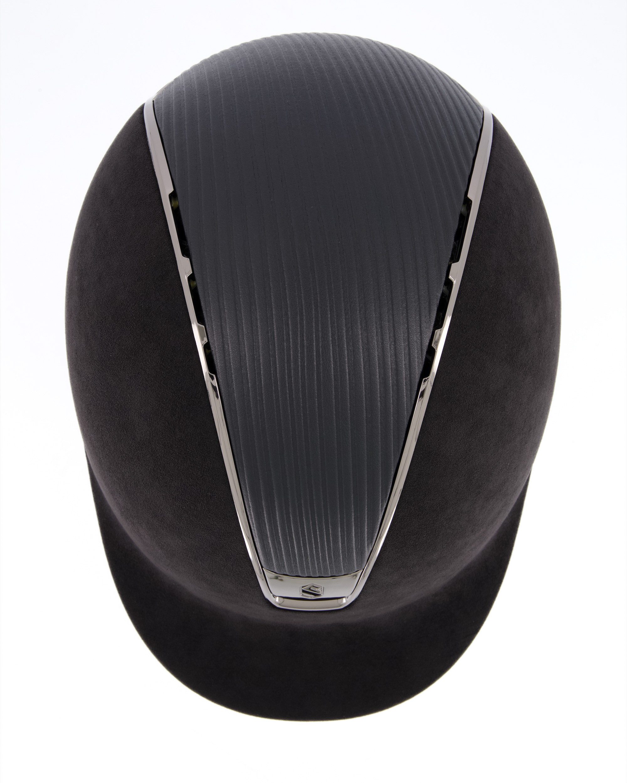 Samshield Reithelm Reithelm 2.0 Premium Alcantara, Top Leather Black Chrome Black in schw