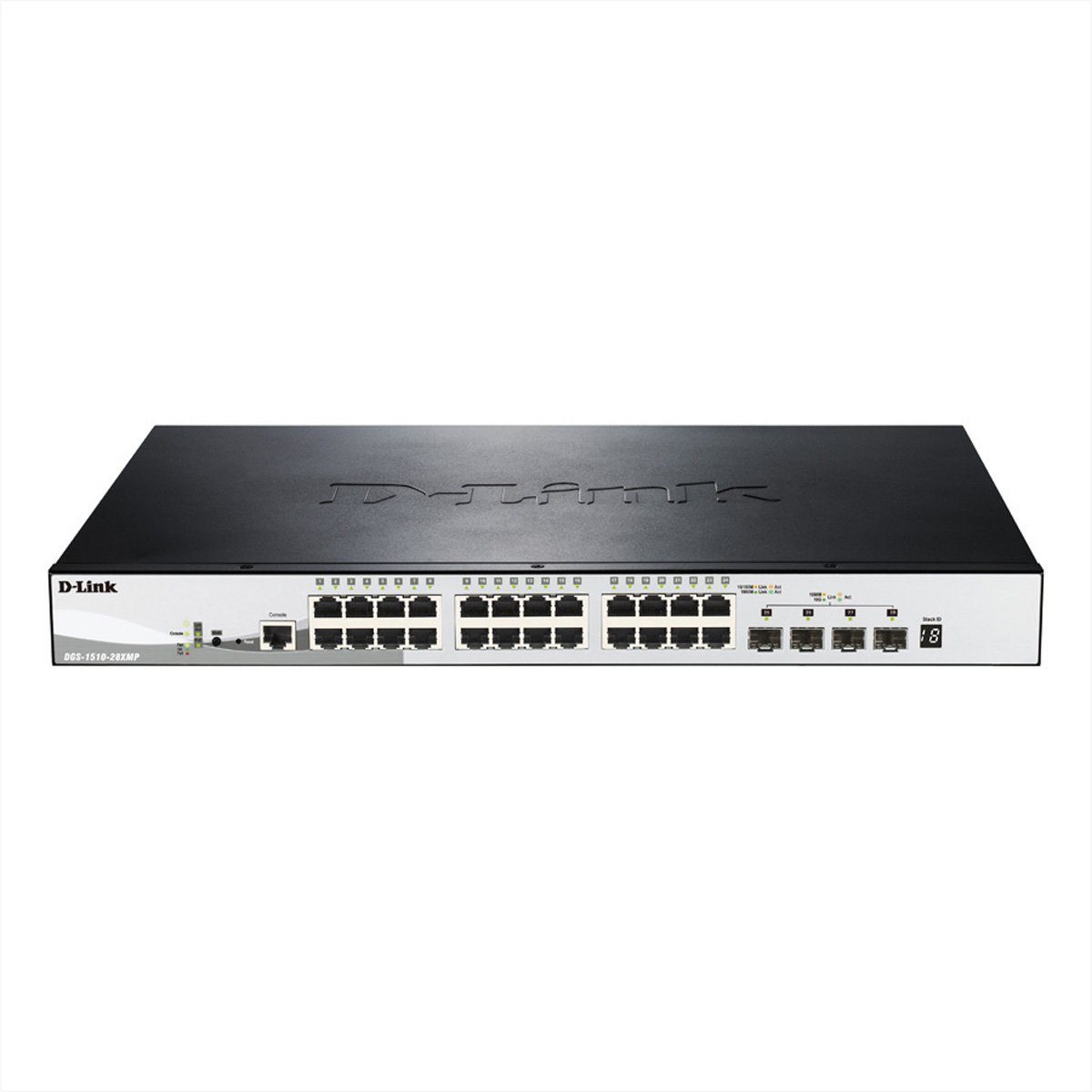 D-Link DGS-1510-28XMP 28Port PoE+ Switch Smart Managed Gigabit Stack 4x 10G Netzwerk-Switch
