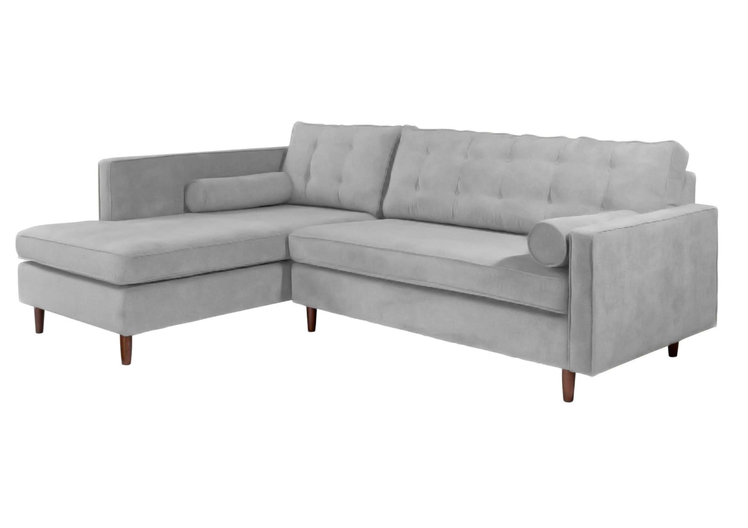 links mane Design stellbar, L-Form, Stylefy Wellenfederung, Raum mit im frei Modern oder bestellbar, Nelvan, Eckcouch, Ecksofa rechts