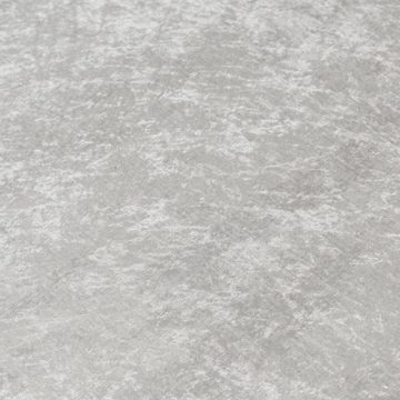 Teppich Waschbarer Wohnzimmer Teppich Waschbar in der Waschmaschine Anti Slip, Mynes Home, Grau, Einfarbig, Uni
