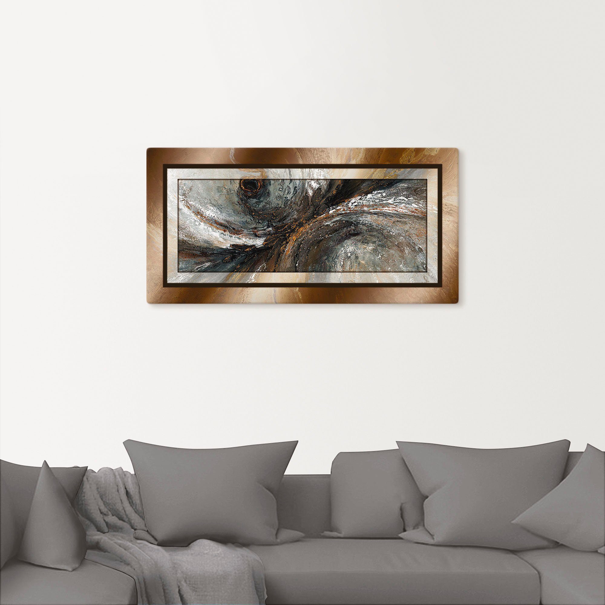 Artland Wandbild Gold Abstrakt 2, Gegenstandslos (1 St), als Alubild, Leinwandbild, Poster in verschied. Größen