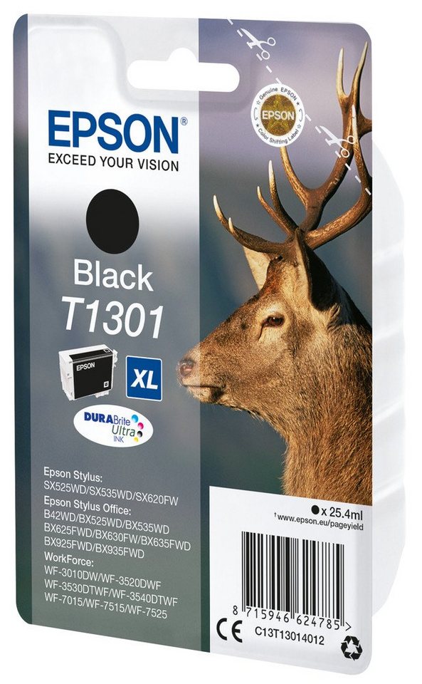 Thumbnail - Epson Epson Singlepack Black T1301 DURABrite Ultra Ink Tintenpatrone