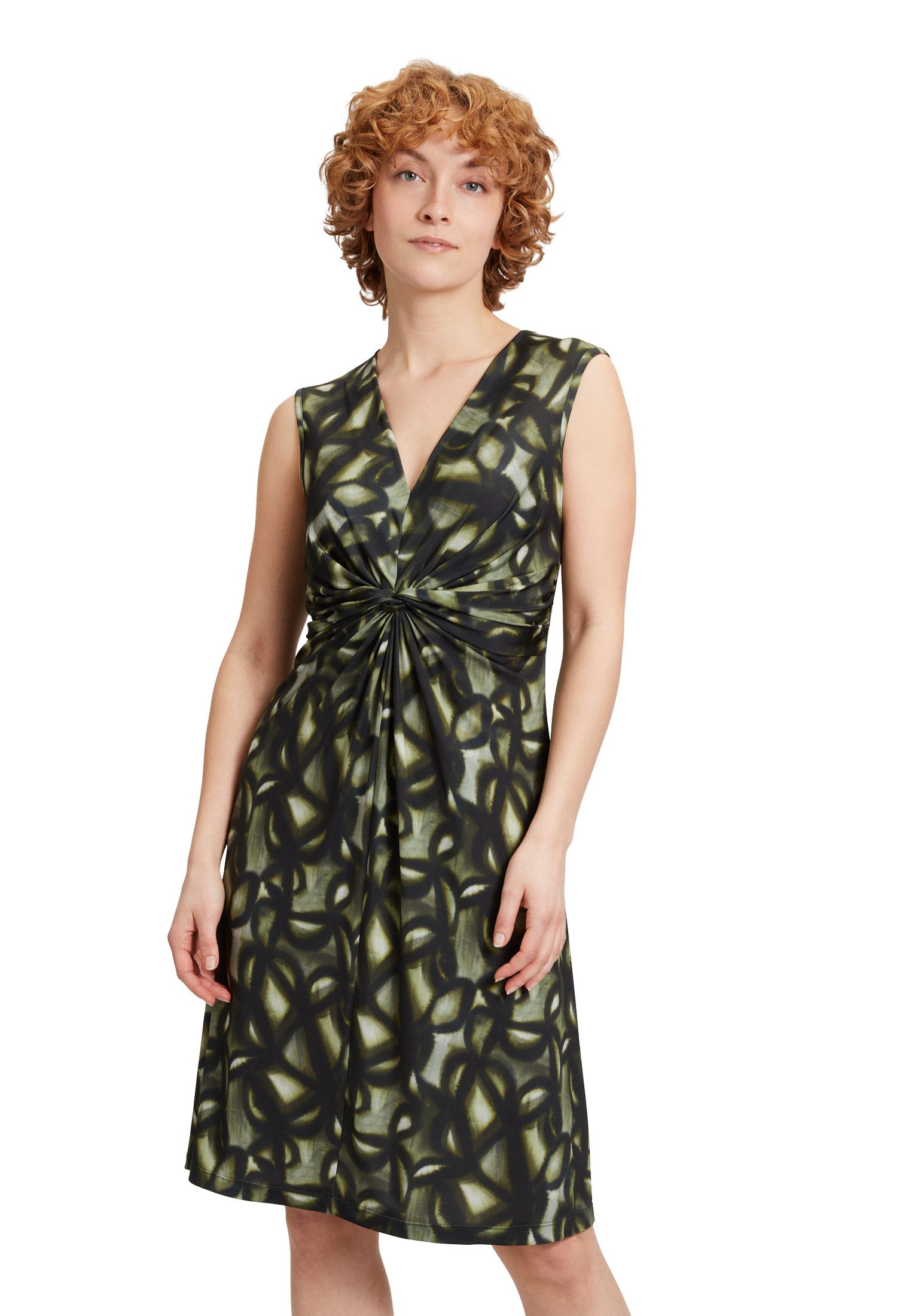 Druckkleid Cartoon Casual-Kleid ohne Arm