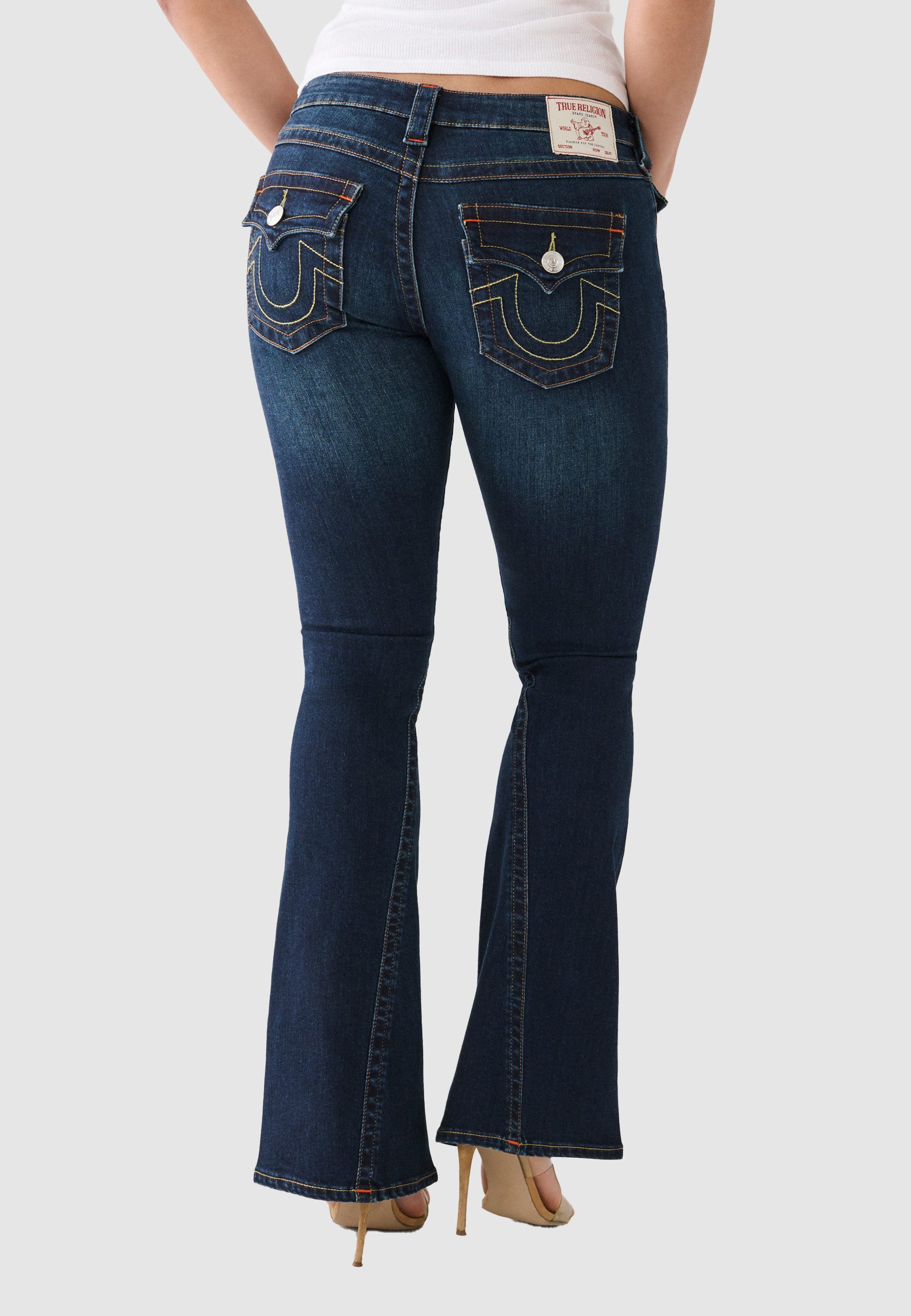 True Religion Bootcut-Jeans JOEY LOW RISE FLARE Baumwollmischung, Flared fit