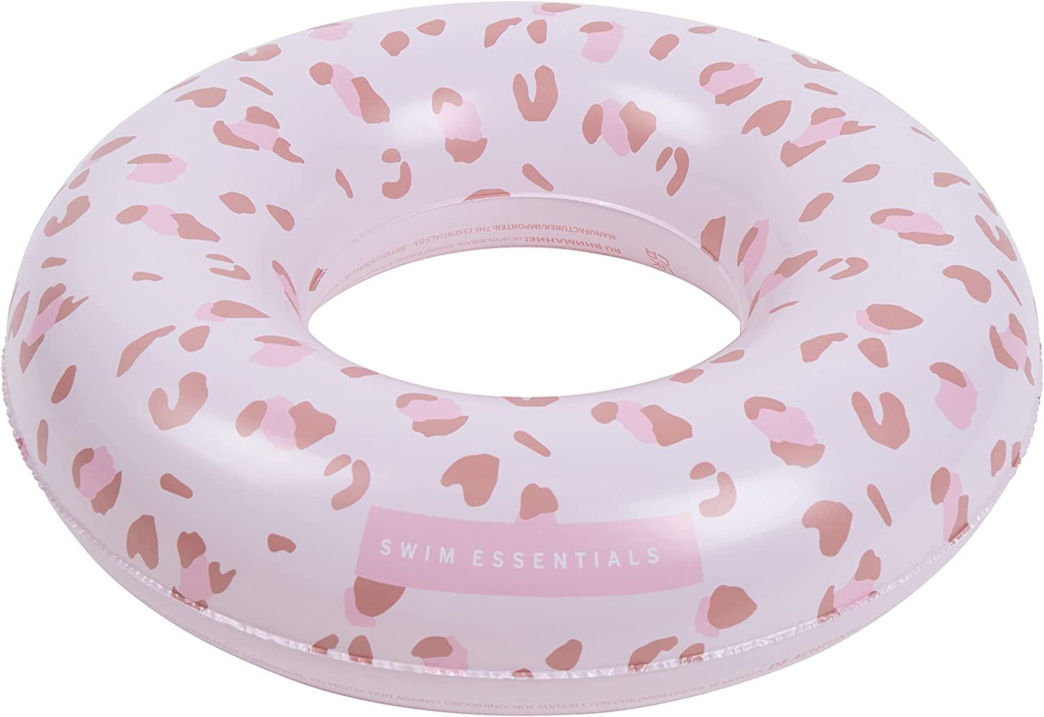 Swim Essentials Schwimmring Schwimmring 90 cm Alt Pink Leopard, Schwimmreifen Reifen Ring