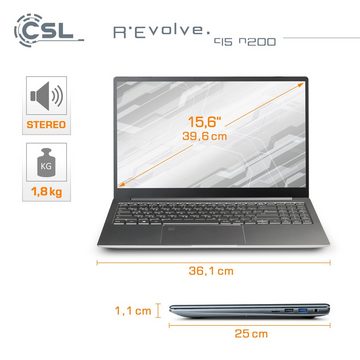 CSL R'Evolve C15 v3 Notebook (39,6 cm/15,6 Zoll, 2000 GB SSD)