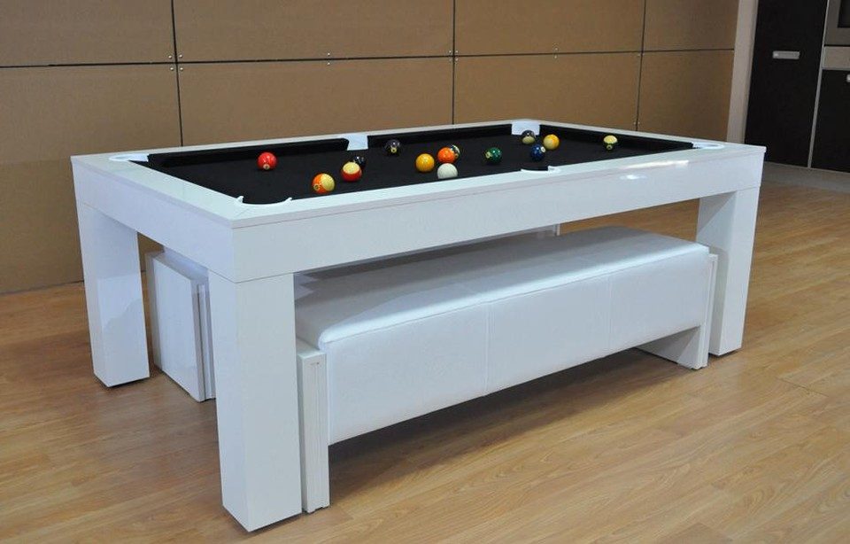 Xlmoebel Billardtisch Multifunktionstisch 2 in 1 für Esszimmer und Freizeit, Made in Europa