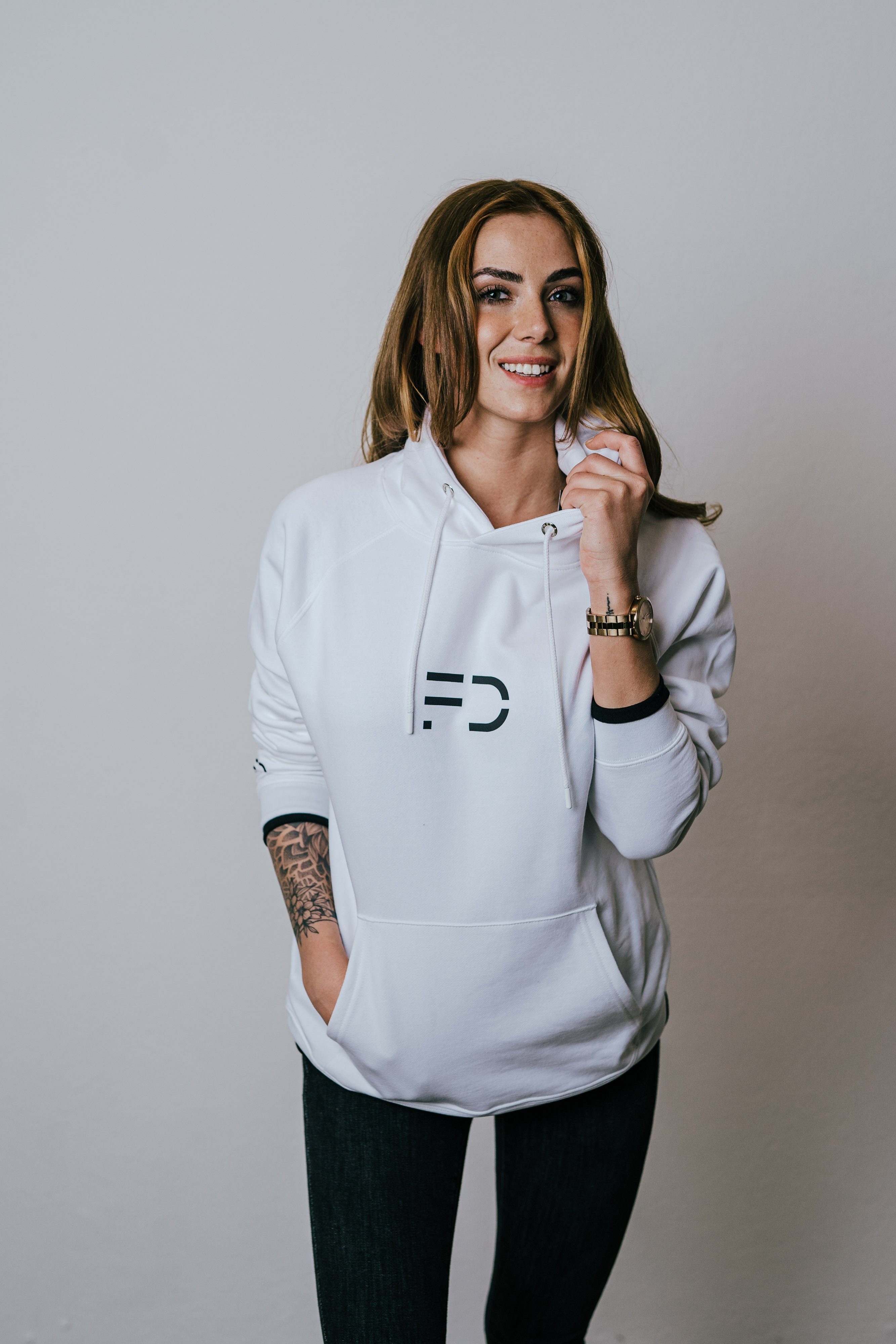 FREE & DEFY Hoodie ORIGIN BIOBAUMWOLLE REGULAR Weiß | Sweatshirts