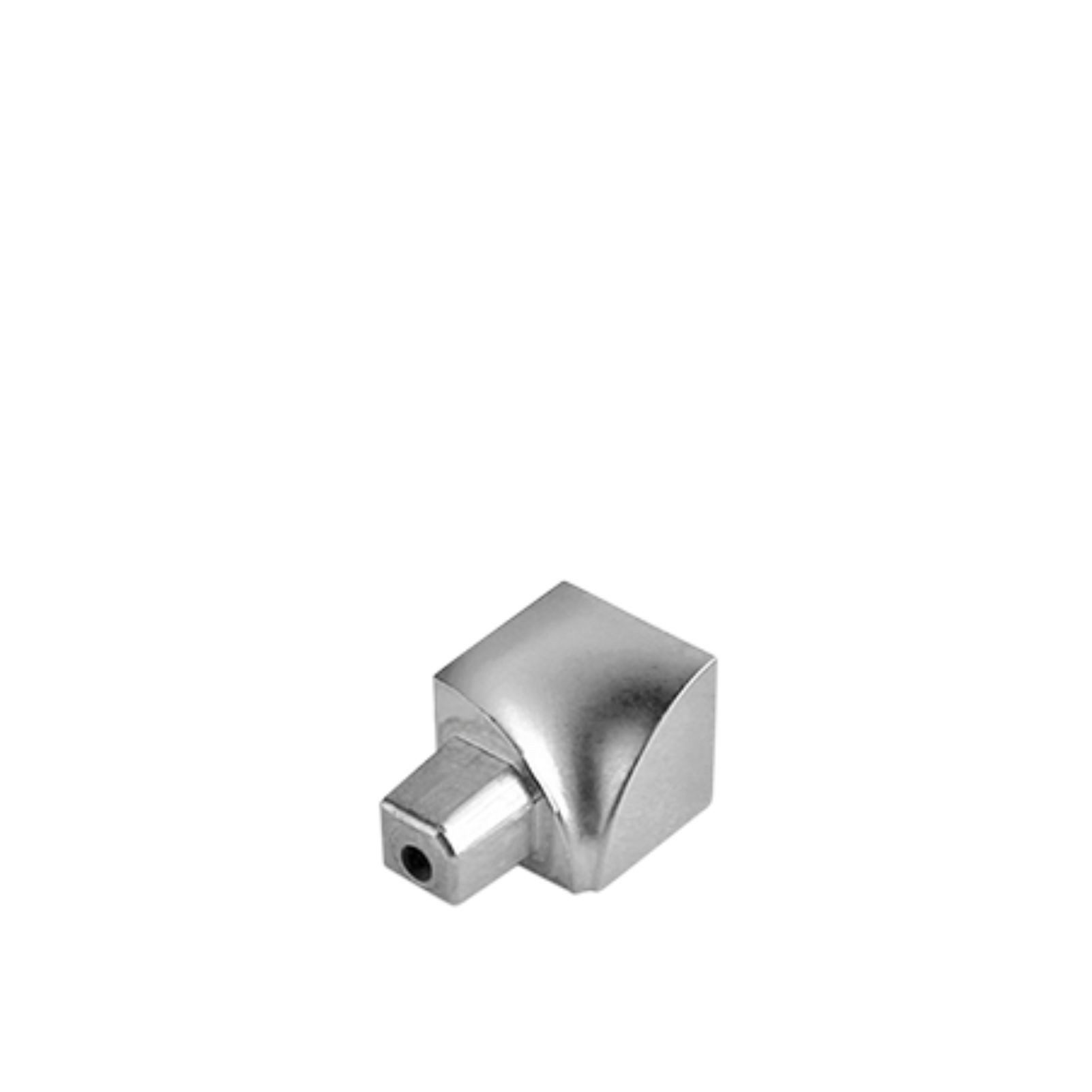 Dural GmbH Profil 1 Stück Innenecke DURAL Durondell DRE 100-SF-YI ECO gebürstet H=10 mm, gebürstet (Feinschliff), silber, für Viertelkreisprofil, Eckstück