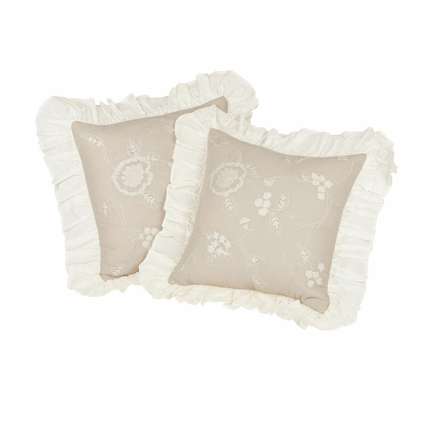 Mirabeau Kissenhülle Kissenhülle 2er Set Clarissa grau