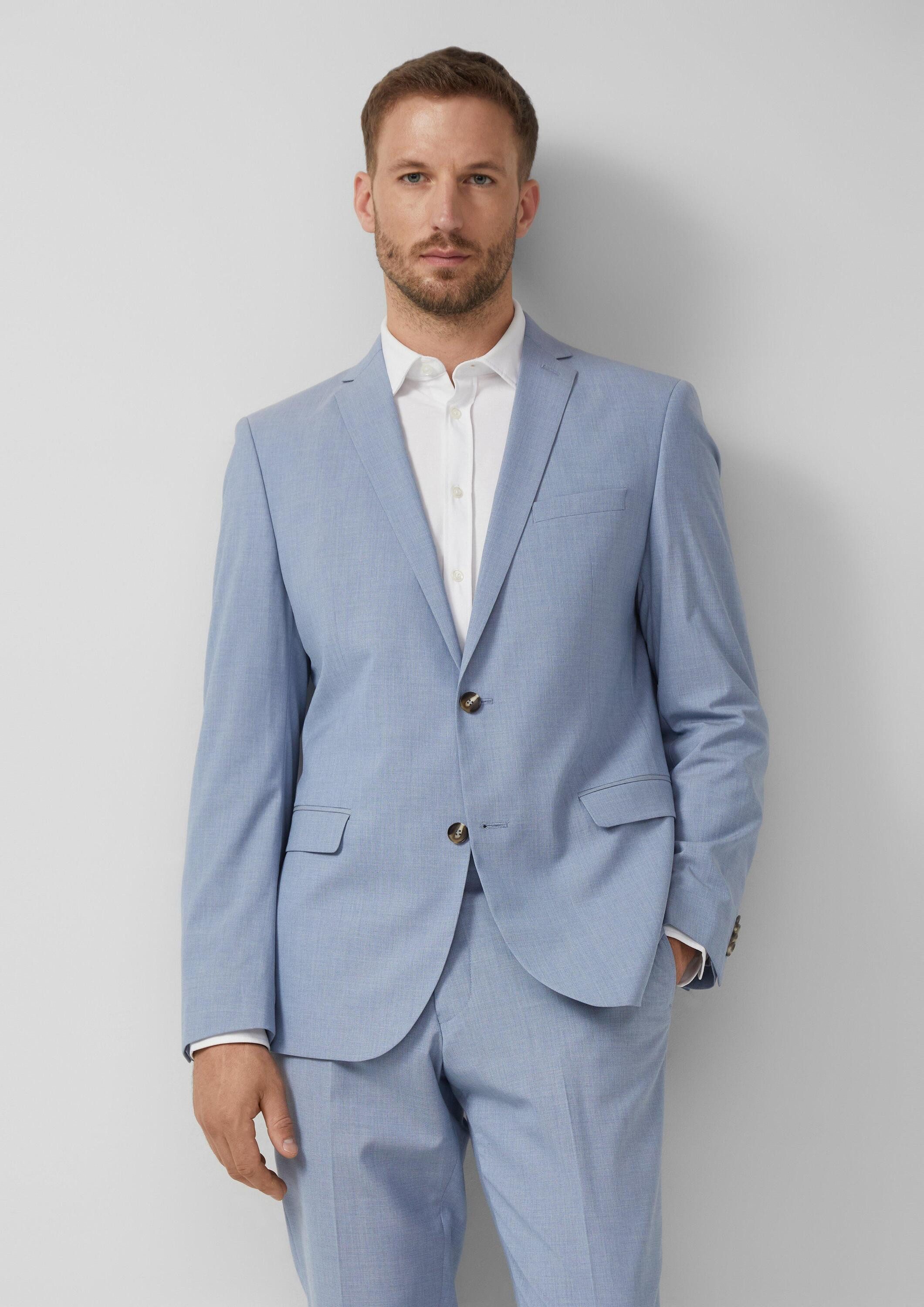 s.Oliver Sakko Indoor-Sakko S.OPURE s.O PURE: Anzugsakko mit feiner Webstruktur