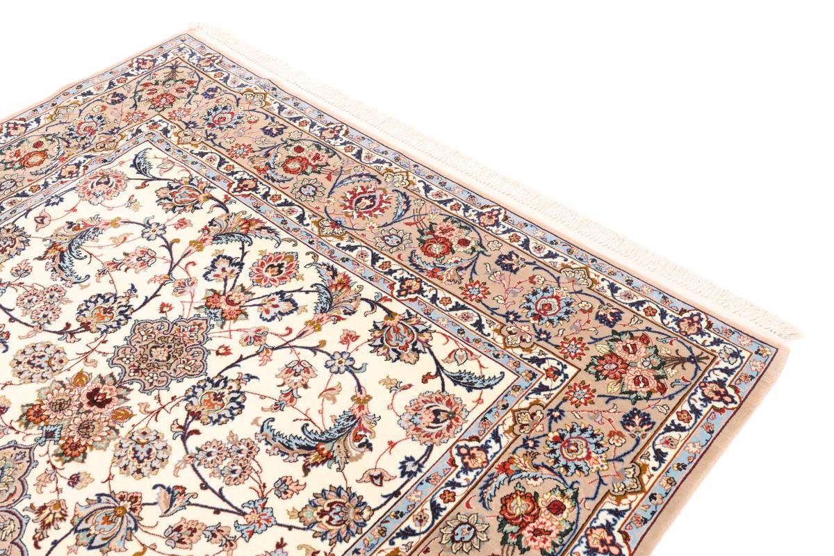 Nain Handgeknüpfter rechteckig, Höhe: mm 149x225 Orientteppich Trading, Isfahan 6 Orientteppich, Seidenkette