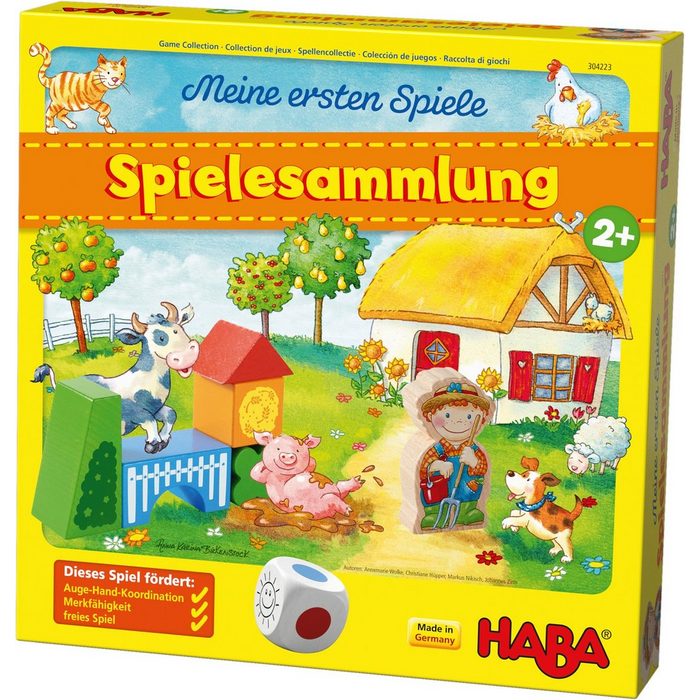 Haba Spiel Meine ersten Spiele - Spielesammlung Made in Germany