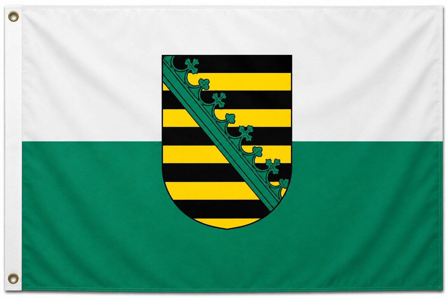 trends4cents Flagge Flagge 90 x 150 cm Hissfahne Bundesland Sturmflagge Hissfahne (Sachsen), für Fahnenmaste