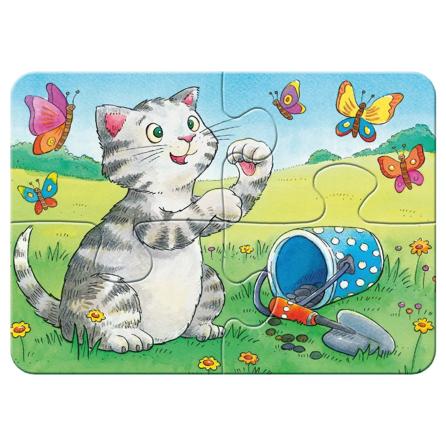Ravensburger Puzzle Niedliche Haustiere. My first Puzzle. 4 Motive, 19 Puzzleteile