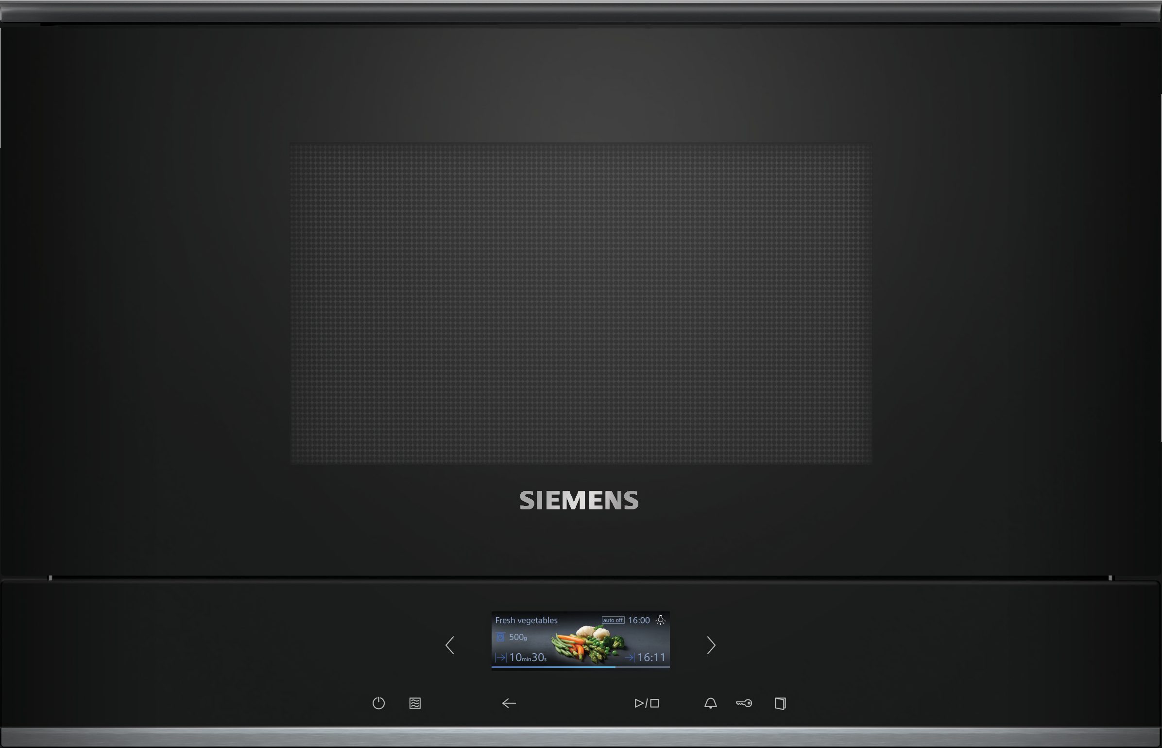 SIEMENS Einbau-Mikrowelle BE732R1B1, Grill, Mikrowelle, 21 l, touchControl  - Intuitive Bedienung und direkte Auswahl der