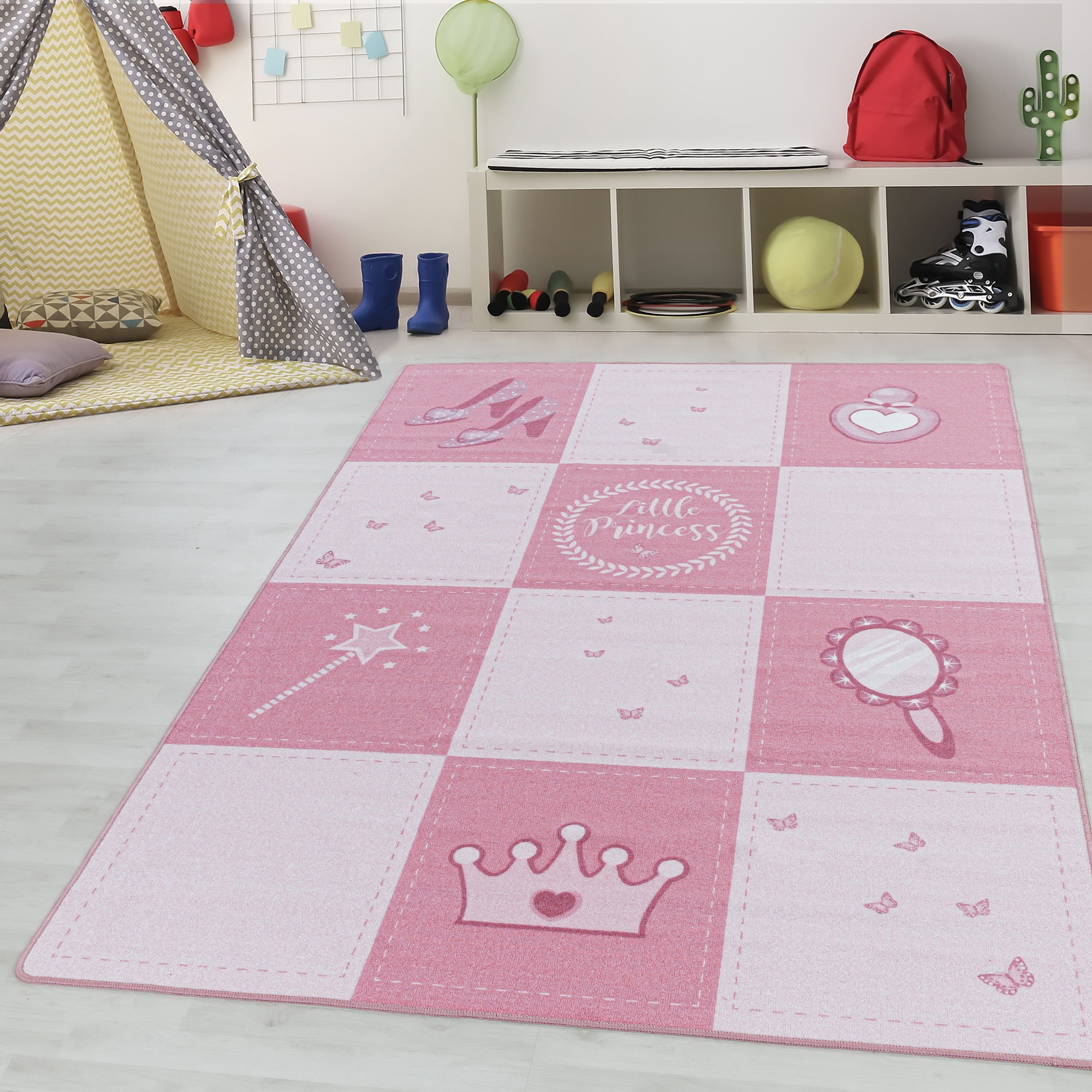 Teppium Teppich Prinzessin-Design, Rechteckig, Höhe: 7 günstig online kaufen