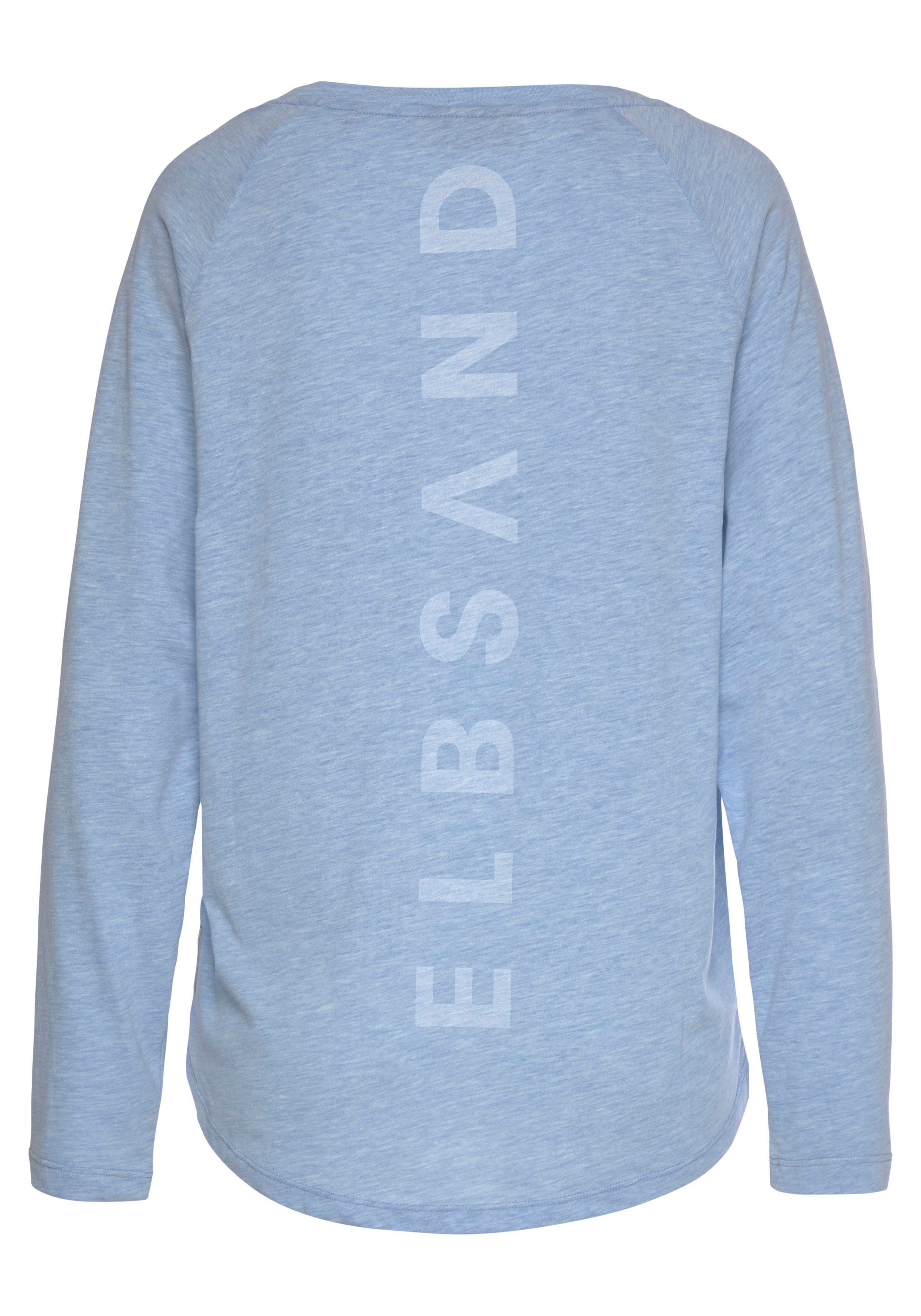 Elbsand Longsleeve Tira mit Logodruck hinten, Langarmshirt aus Baumwoll-Mix, sportlich-casual – Bild 4 von 5