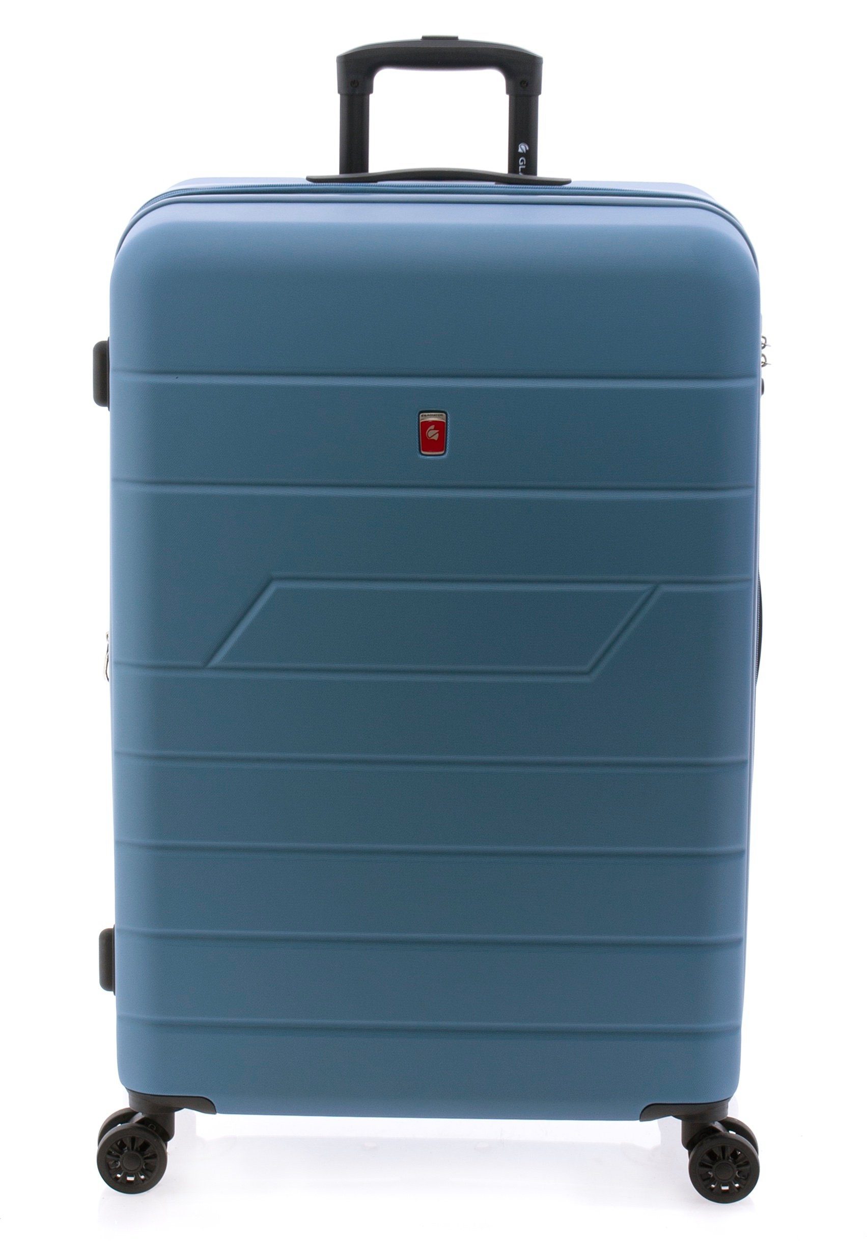 cm, Farben: schwarz, Dehnfalte, Doppel-Rollen, blau, 75 grün GLADIATOR 4 TSA-Schloss, Hartschalen-Trolley Koffer rot, -