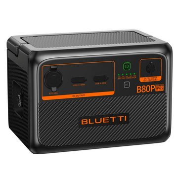 BLUETTI Stromerzeuger Powerstation B80P Schwarz 806Wh IP65, (1-tlg), Leistungsverstärker