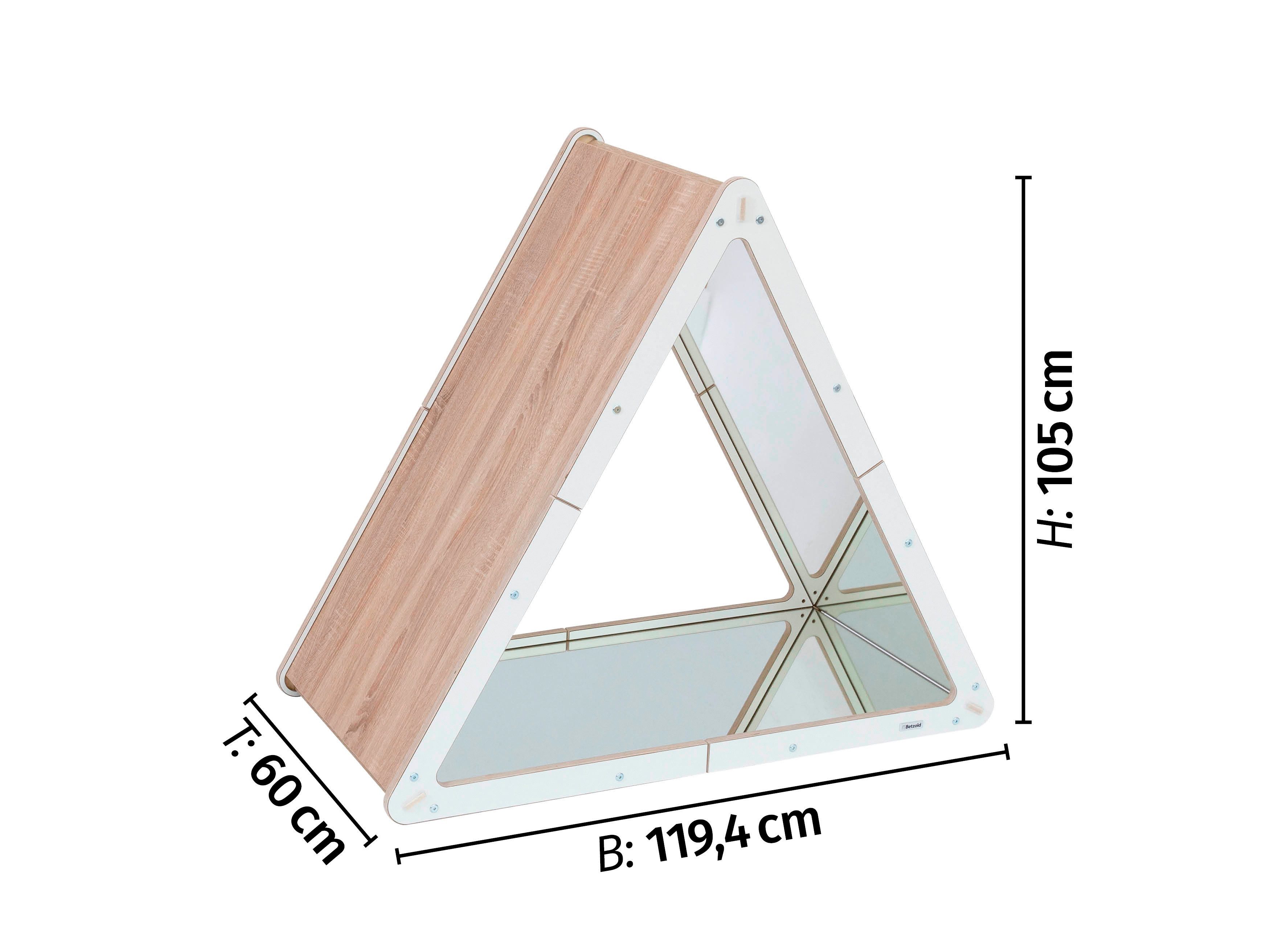 Educasa Wandspiegel Pyramidenspiegel