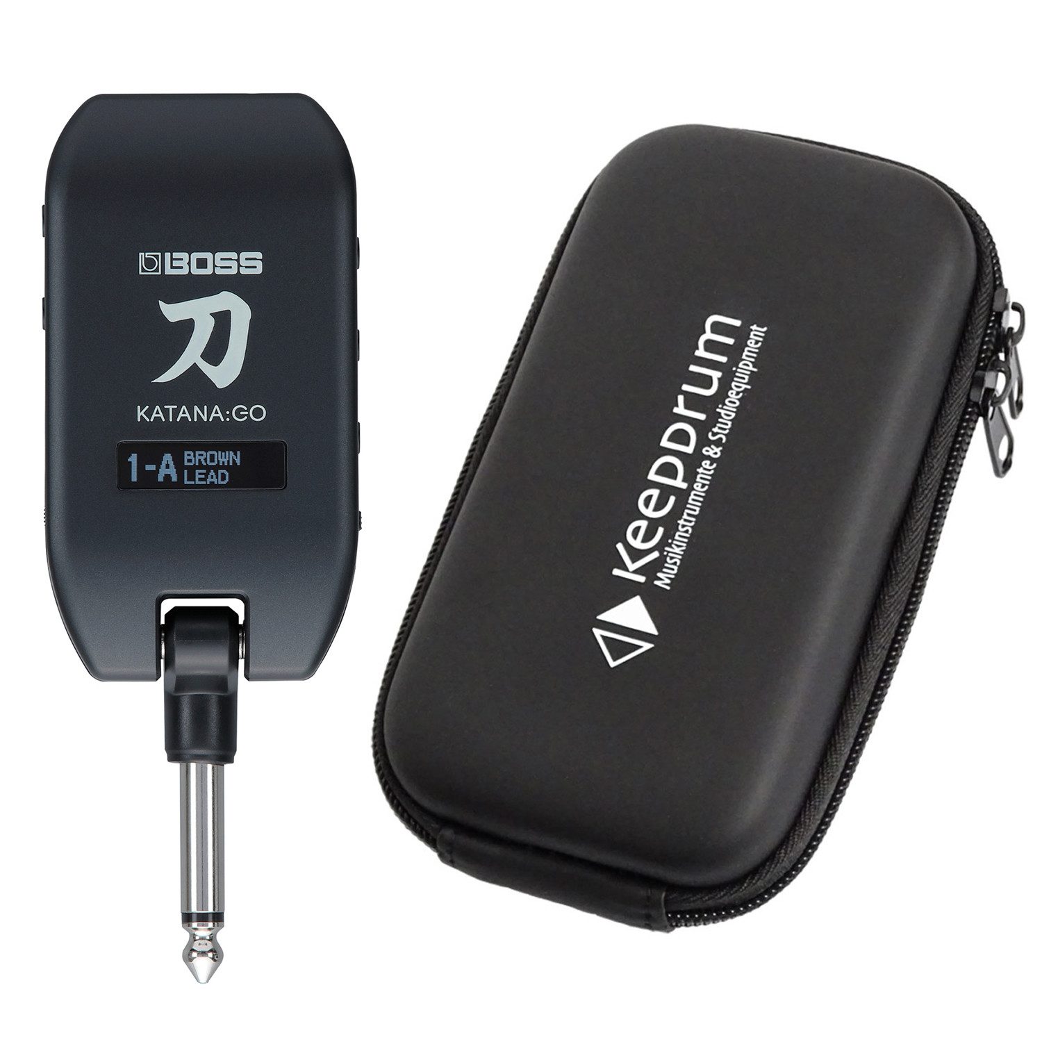Boss Kopfhörer-Verstärker Katana GO Amp Plug mit keepdrum Tasche Verstärker