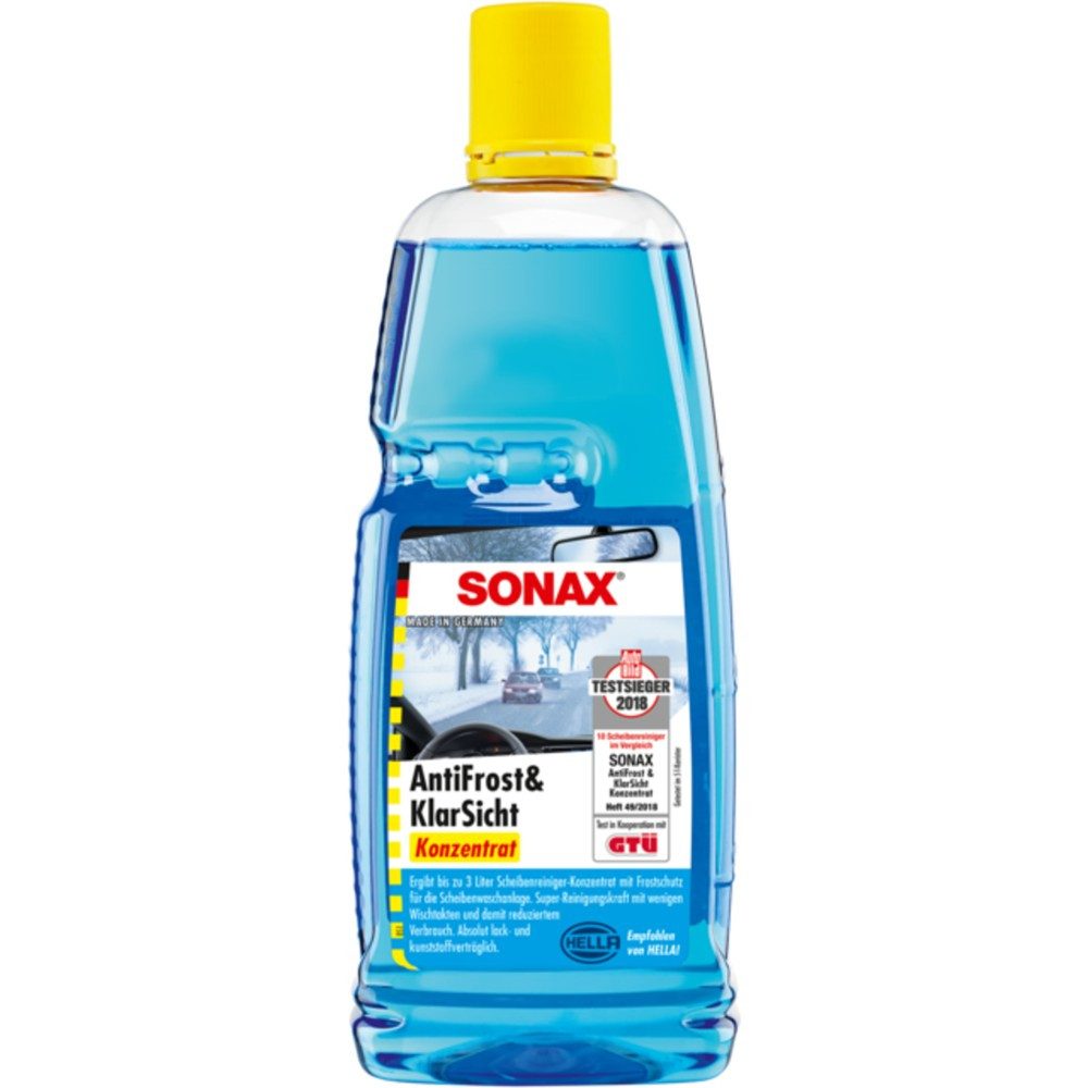 Sonax Scheibenfrostschutz Antifrost +Klarsichtkonzentrat 1L 332300, 1 St.