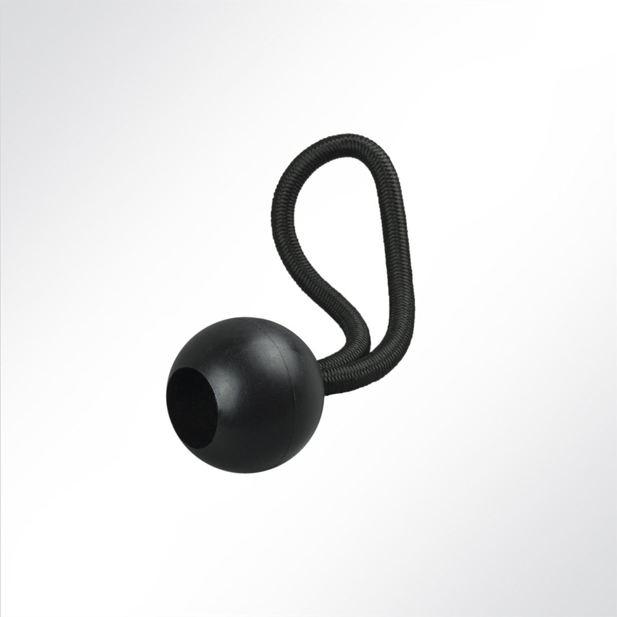 Schwarz Kugel Spanngurt (10-St) Spanngummi Expanderschlingen LYSEL® mit Kunststoff