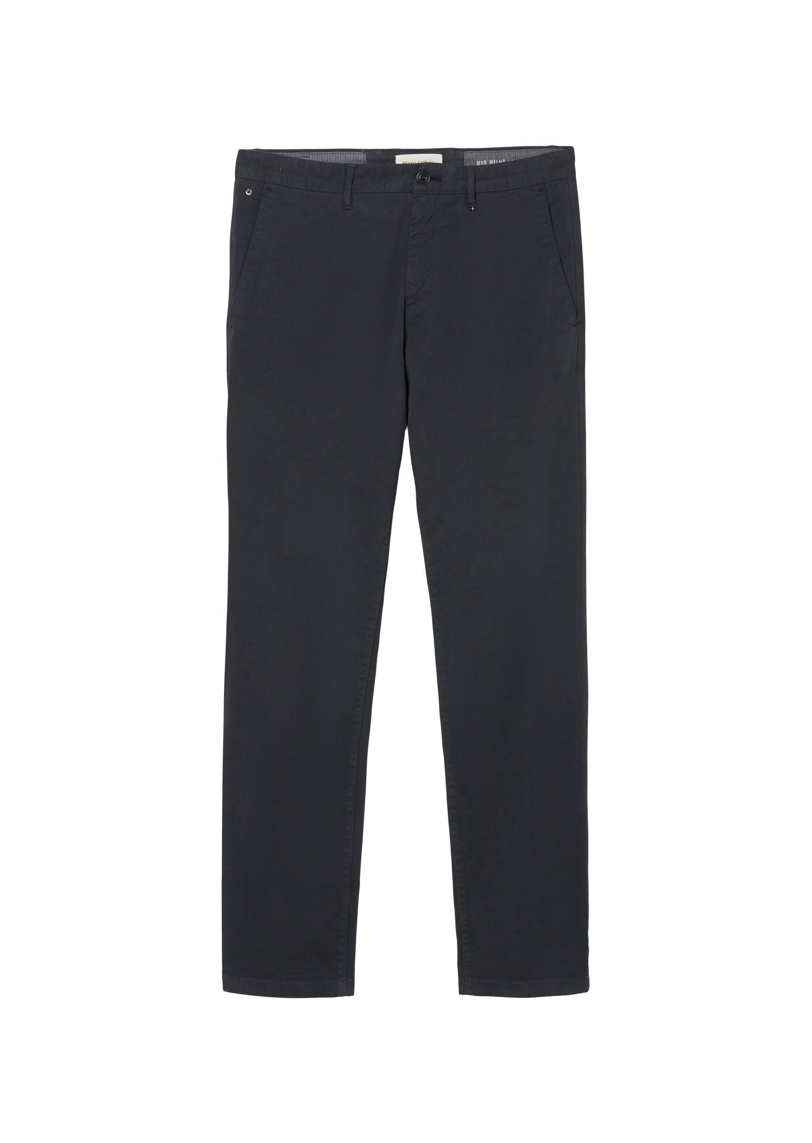 aus Marc O'Polo blau Chinohose Bio-Baumwoll-Twill