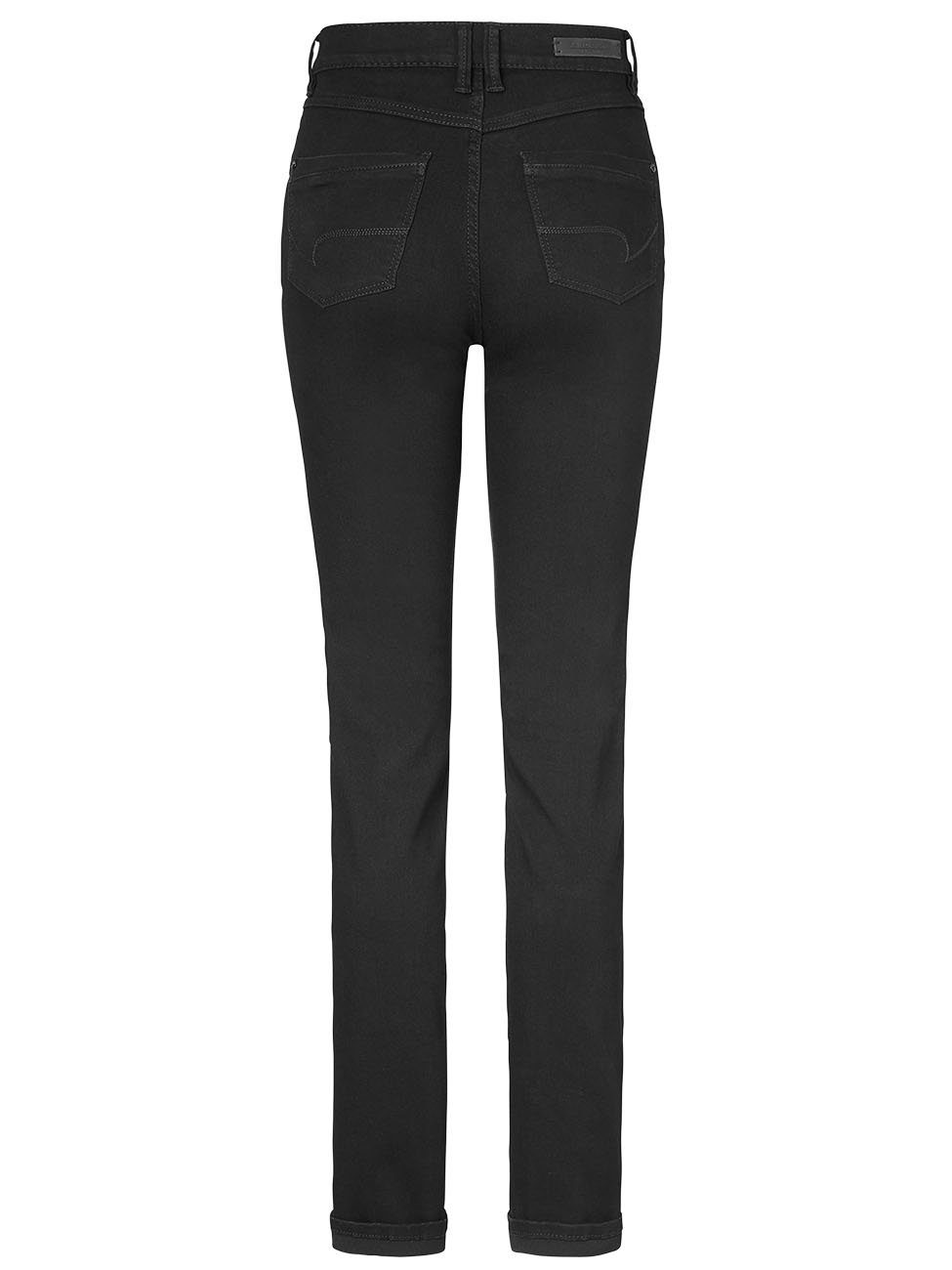 Slim-fit-Jeans Paddock's Jeanshose Pat mit Black/Black Stretch