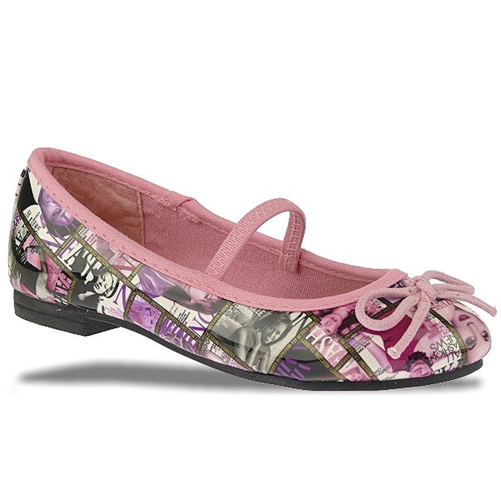 Indigo INDIGO Ballerina Newspaper-Look Ballerina