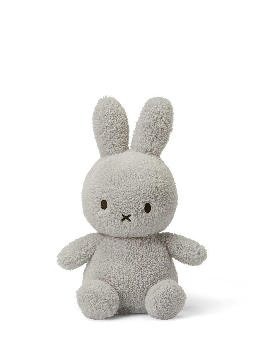 Bon Ton Toys Kuscheltier Miffy terry sitzend Farbe Light Grey grau 23 cm