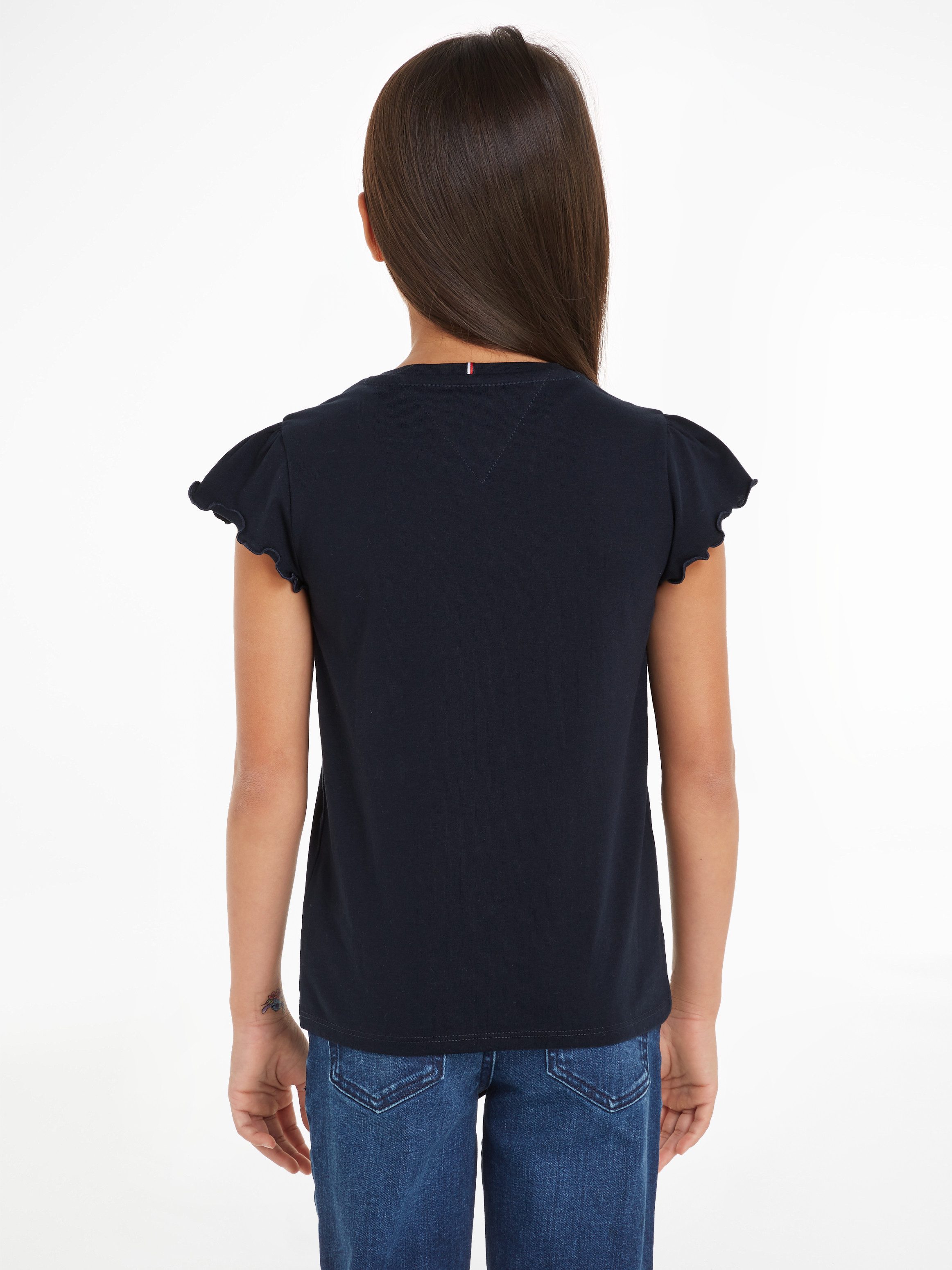 Tommy Hilfiger T-Shirt ESSENTIAL RUFFLE SLEEVE günstig online kaufen
