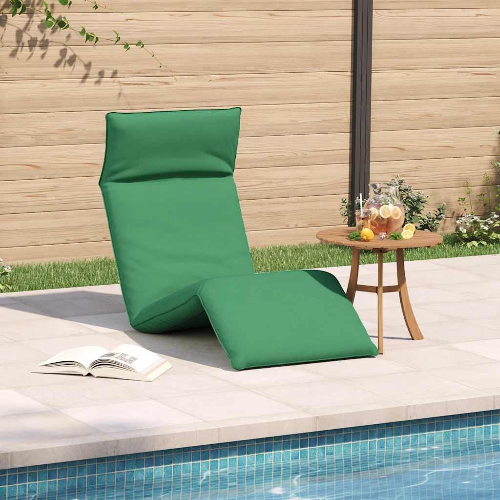 vidaXL Gartenliege Sonnenliege Klappbar Grün 175x54x8,5 günstig online kaufen