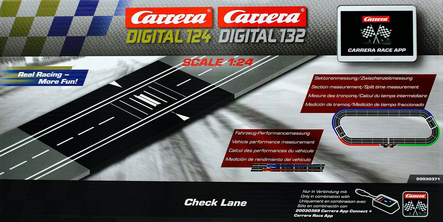 Carrera® Autorennbahn Carrera 20030371 - DIGITAL 124 / 132 Check Lane