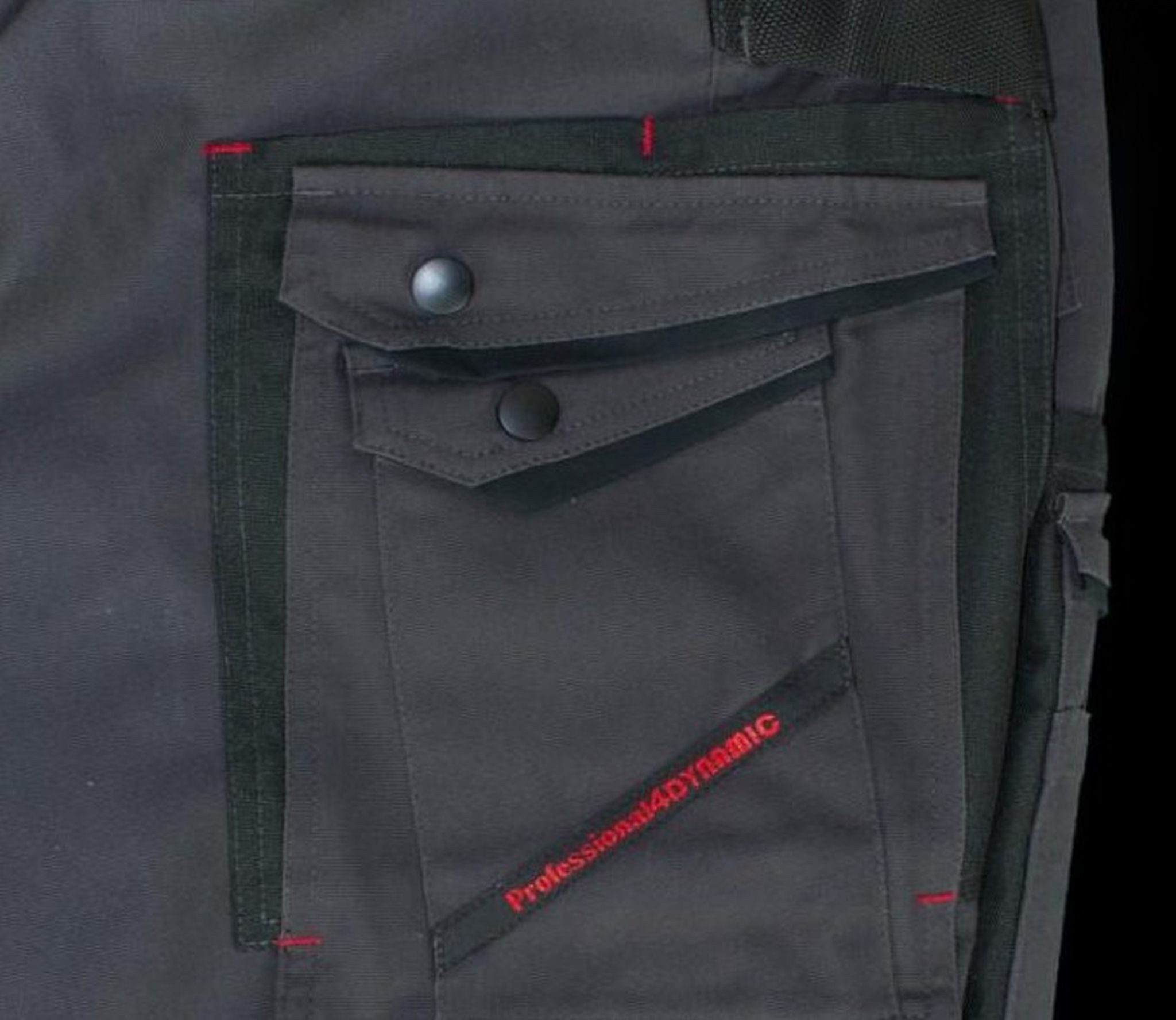 Artmas Arbeitslatzhose PROFESSIONAL 4 DYNAMIC Latzhose Grau Hose