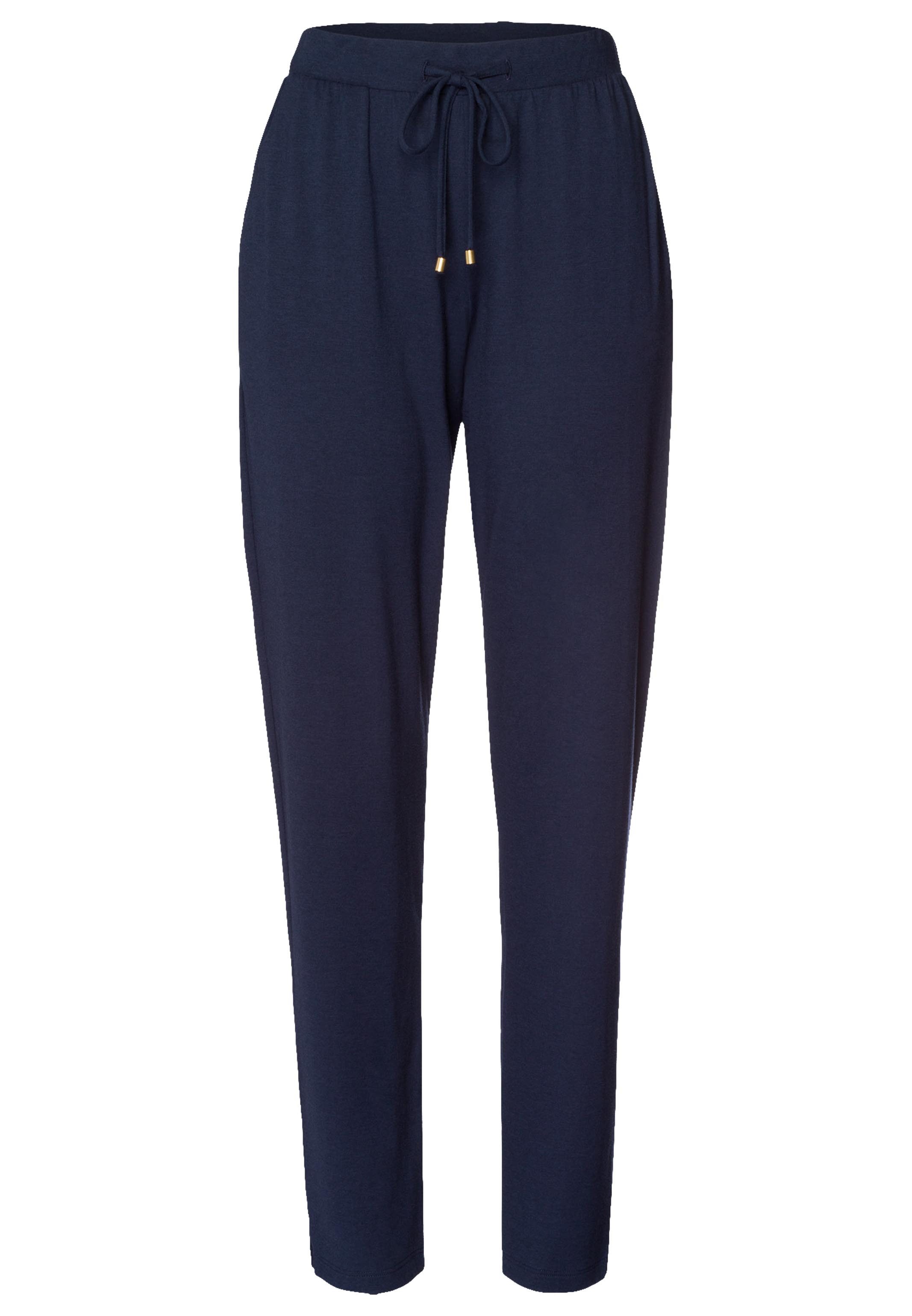 Hanro Schlafhose Sleep & Lounge (1-tlg) Schlafanzug Hose - Baumwolle - Blickdicht