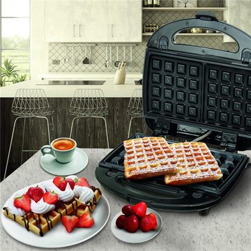 Camry 3-in-1-Sandwichmaker CR 3024, Waffelmaker, Waffeleisen, 3 Platten