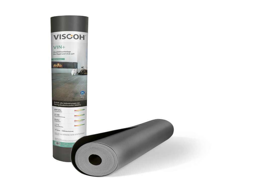 Viscoh Dämmunterlage Dämmunterlage PE-Schaum für SPC-LVT mit Anti Slip, Vin+