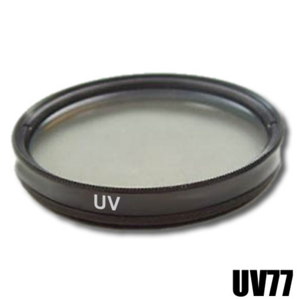 Dynasun Filter UV Durchmesser 77 Foto-UV-Filter (UV-Ultraviolett-Filter für Objektive Schutzfilter mit Filterschutzetui)