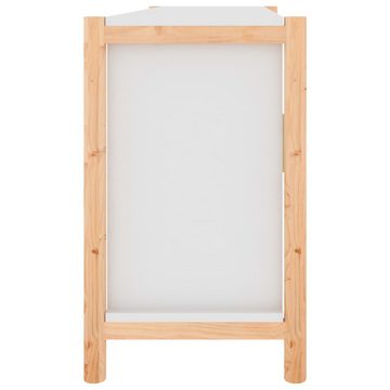 vidaXL Sideboard Sideboard Weiß 107x38x60 cm Holzwerkstoff (1 St)