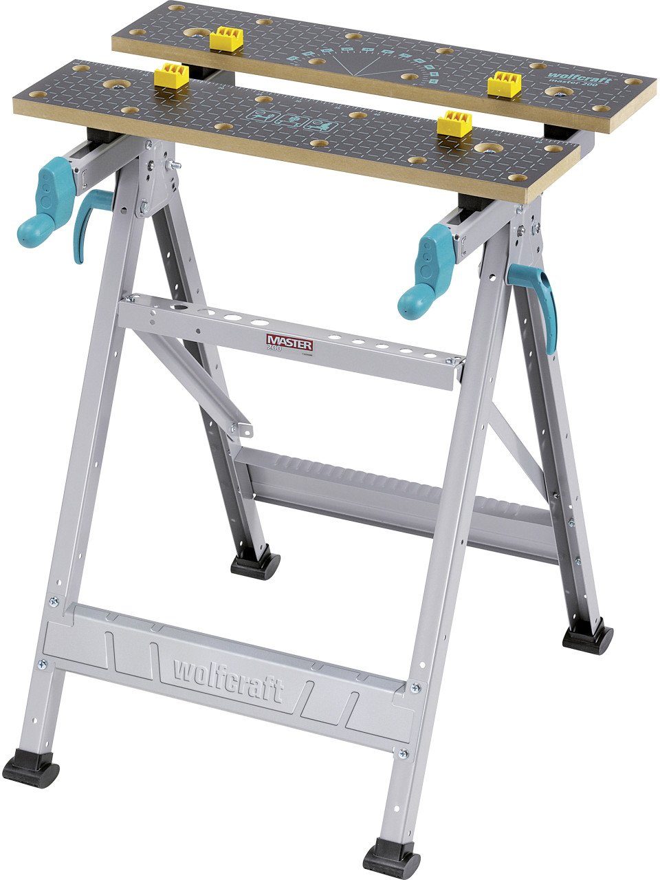 Wolfcraft Arbeitstisch Wolfcraft Spanntisch Master 200 MDF Arbeitsfläche