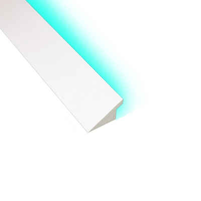 BaukastenStore Abschlussleiste Muster LED Sockelleisten & Deckenleisten, INO-10 - 3.7x6.0cm