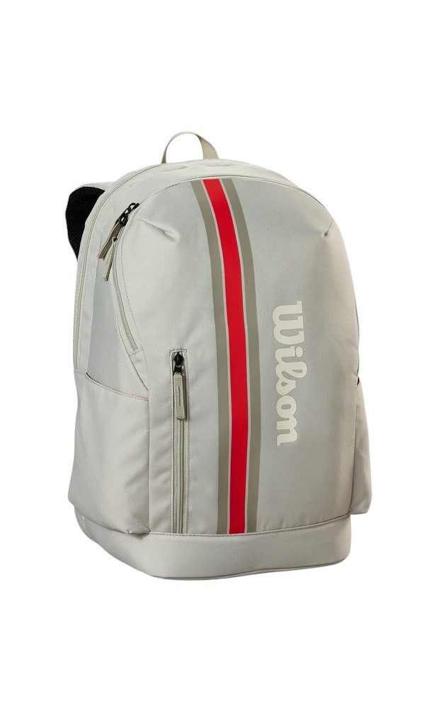 Wilson Tennisrucksack Team 2025 (Schlägerfach) grau